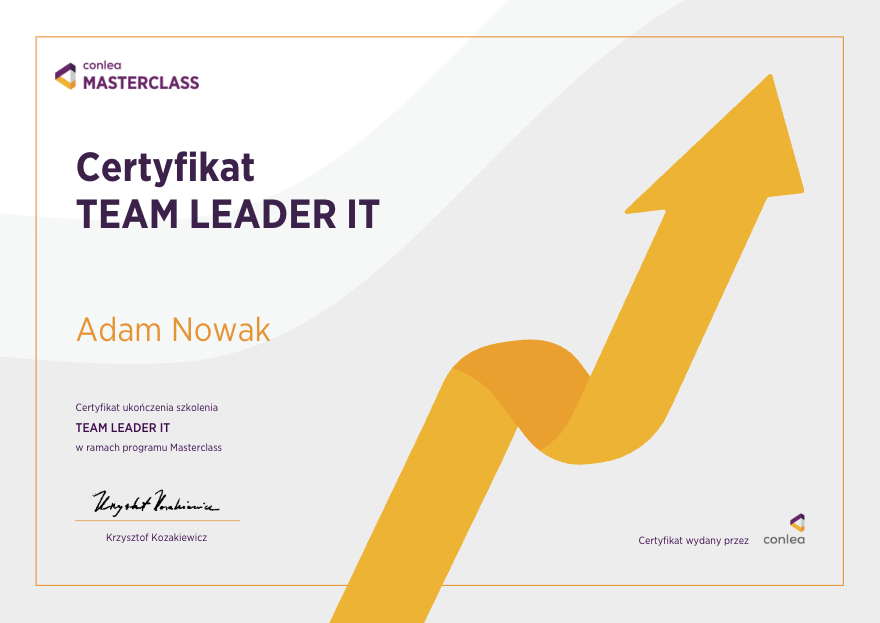 Masterclass Cert
